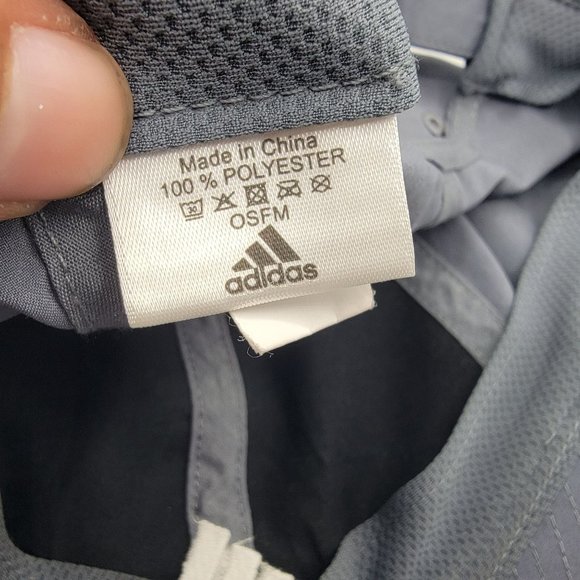 Adidas Adults Gray Athletic Hat Cap Adjustable Lightweight Comfort Outdoors - Picture 8 of 11